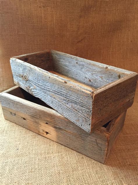 rustic wood box